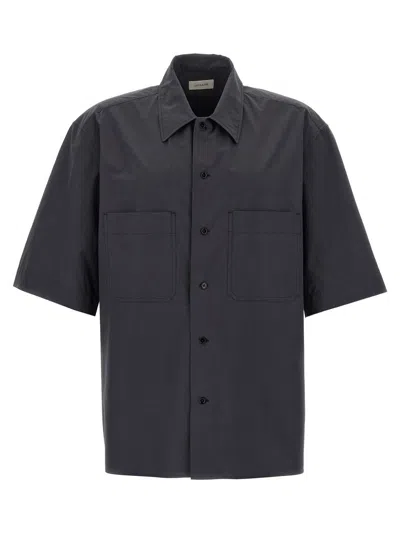 Lemaire 'utility' Shirt With Chest Pockets And Straight Hem In Gray