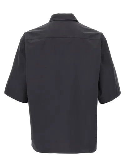 Lemaire 'utility' Shirt With Chest Pockets And Straight Hem In Gray