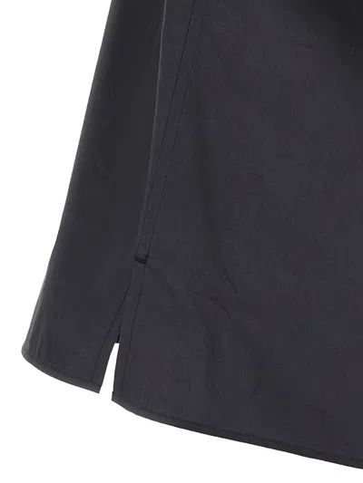 Lemaire 'utility' Shirt With Chest Pockets And Straight Hem In Gray