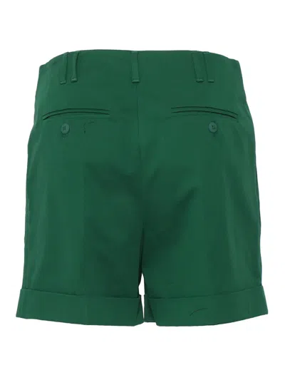 Max Mara Studio Shorts In Green