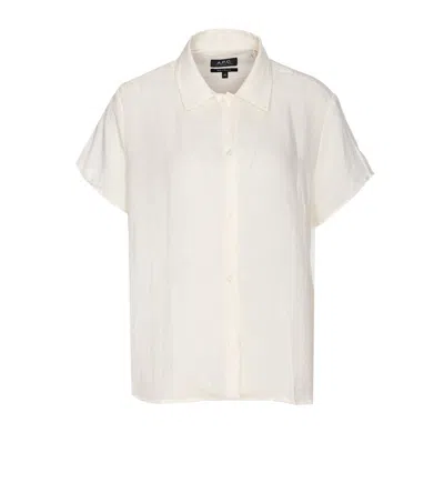 Apc A.p.c. Shirts In White