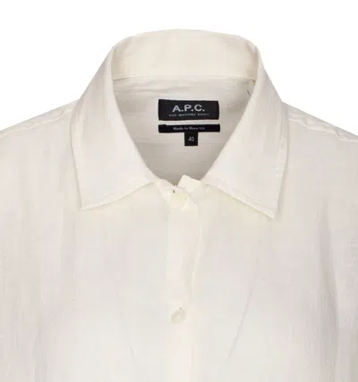 Apc A.p.c. Shirts In White