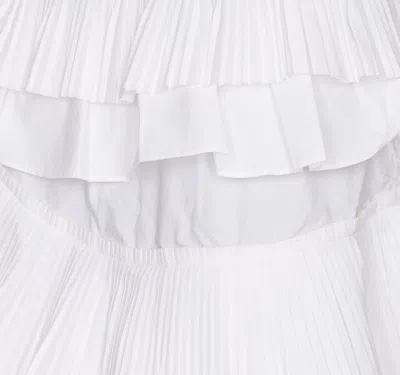 Essentiel Antwerp Hupaul Pleated Skirt In White