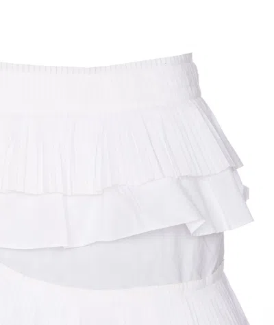 Essentiel Antwerp Hupaul Pleated Skirt In White