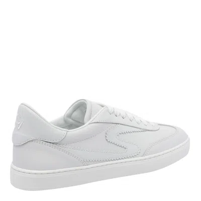 Shop Stuart Weitzman Sneakers In White
