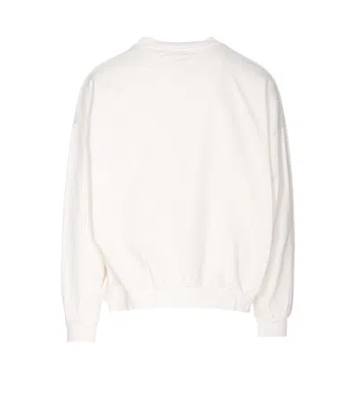 Wild Donkey Crewneck Sweater With Graphic Print Detail In White