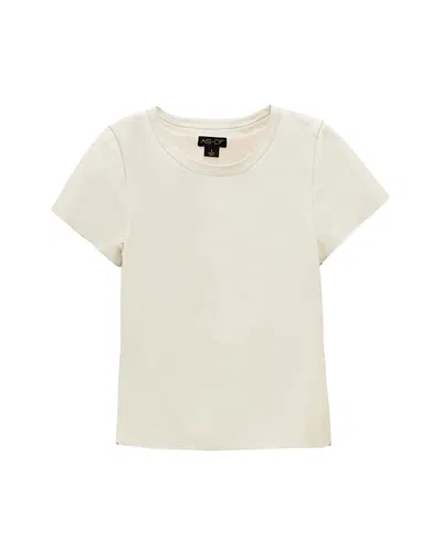 As By Df New Guard Recycled Leather Tee In White