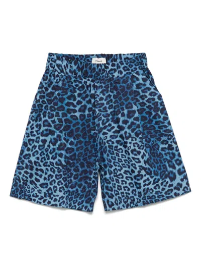 A Paper Kid Animalier Shorts In Green