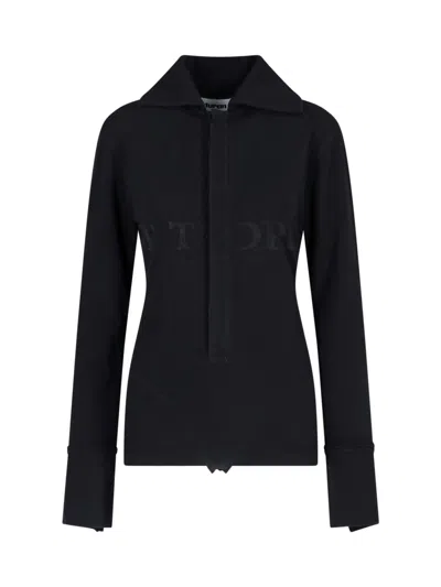 Duran Lantink Top With Cut-out In Black  