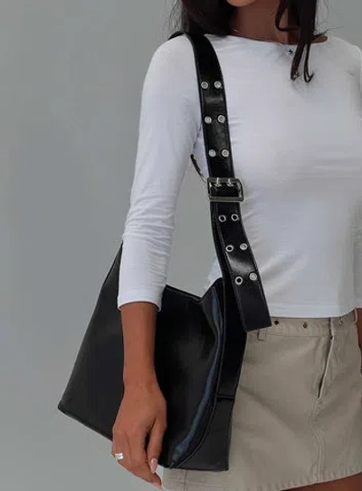 Princess Polly Fall Back In Bag In Black