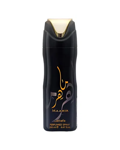 Lattafa Unisex 6.7oz Maahir Perfumed Body Spray