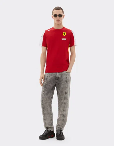 Ferrari Hypercar Replica 2025 T-shirt In Red