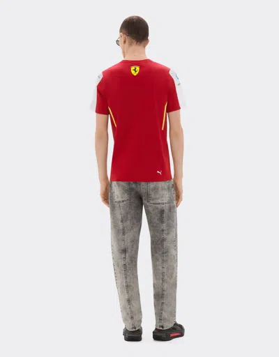 Ferrari Hypercar Replica 2025 T-shirt In Red