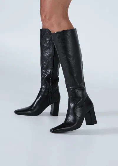 Tony Bianco Iman Black Vintage In Black Vintage