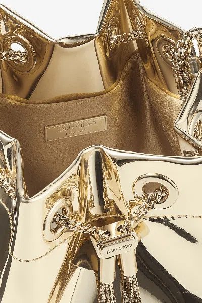 Jimmy Choo Mini Bon Bon Mirror Top Handle Bag