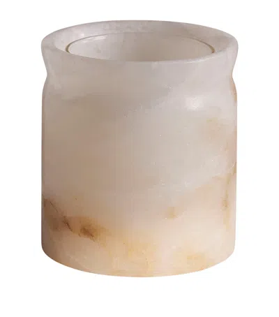 Soho Home Alabaster Marble Vessel And Bergamot & Mandarin Candle