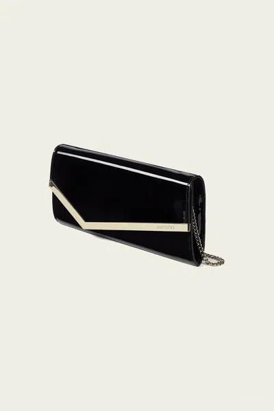 Jimmy Choo Emmie Patent Leather Clutch Bag