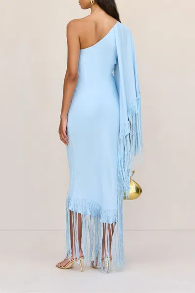 Cult Gaia Fringe-detailed One-shoulder Dress