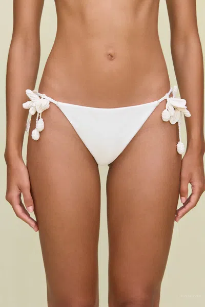 Cult Gaia Estrella Bikini Bottom In Off-white