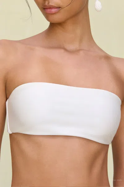 Cult Gaia Estrella Bikini Top In Off-white