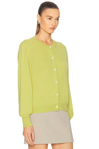 And-daughter Enya Cardigan In Lime Green