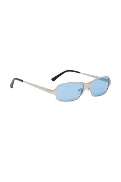 Bru Eyewear Aitken Rectangle Sunglasses In Sky