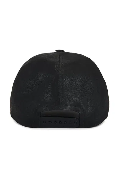 Rick Owens Drkshdw Baseball Cap In Black & Pearl