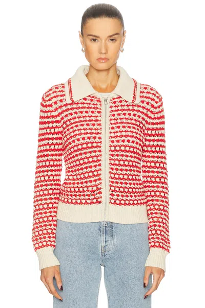 Guest In Residence Kirby Jacket In Cherry Combo