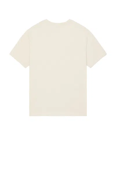 Frame Abstract Wave Graphic Short In Sand Beige Print In Green