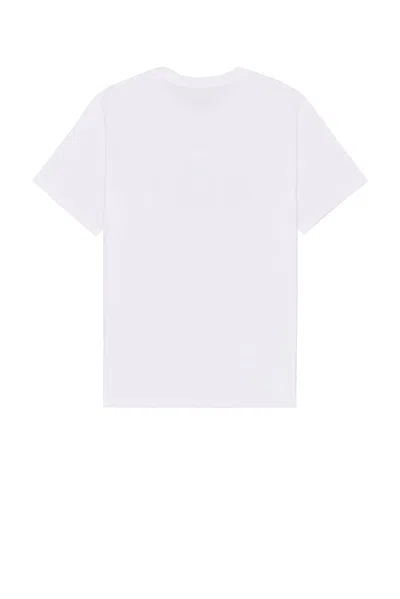 Levi's Short Sleeve Relaxed Fit Tee In Cowboy Boxtab White