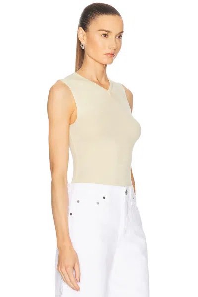 Khaite Sleeveless Top In Pollen