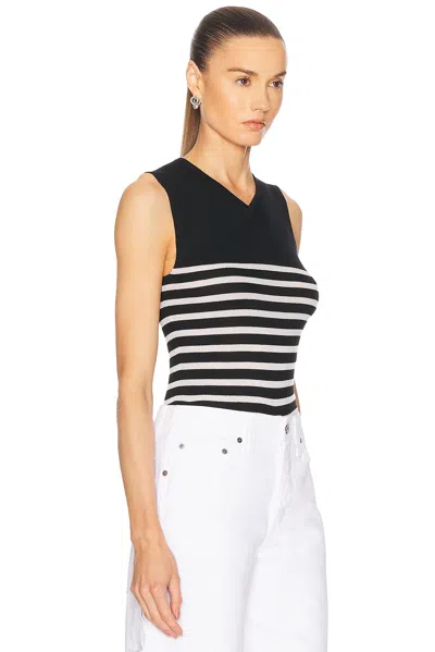 Khaite Renato Oberteil In Black & Pearl