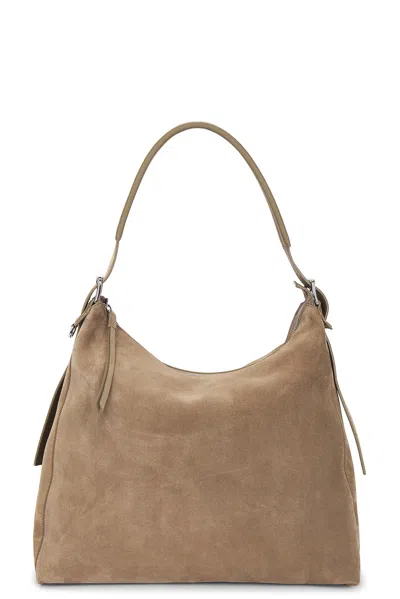 Lemaire Belted Shoulder Bag In Pebble