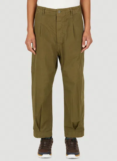 Applied Art Forms Dm1-1 Japanese Cargo Pants In Green