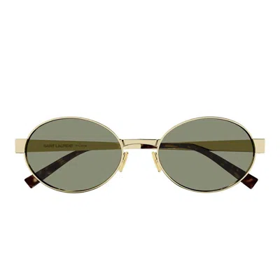 Saint Laurent Eyewear Sunglasses In Gold