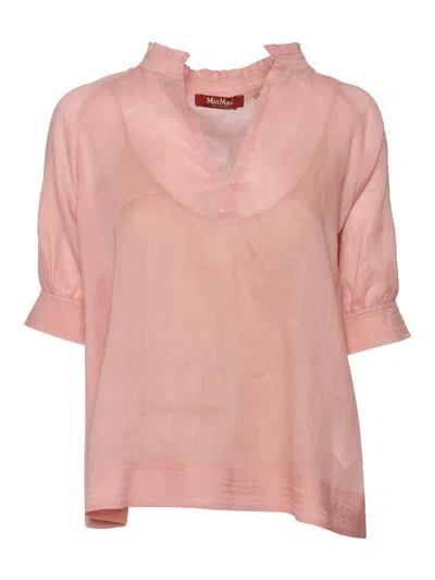 Max Mara Studio Shirt In Pink