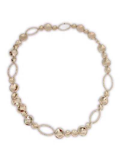 Shop Max Mara Studio Necklace In Gold