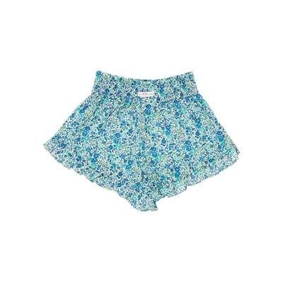 Pesciolino Rosso Printed Liberty Fabric Swimshorts Kids In Blue