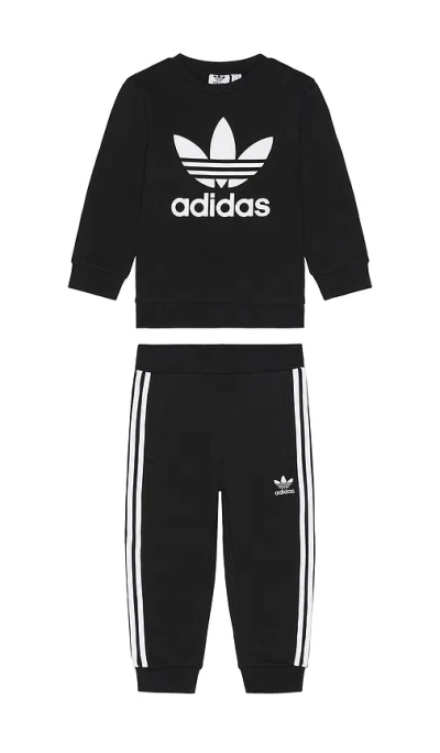 Adidas Originals Infant Crew Set In Black