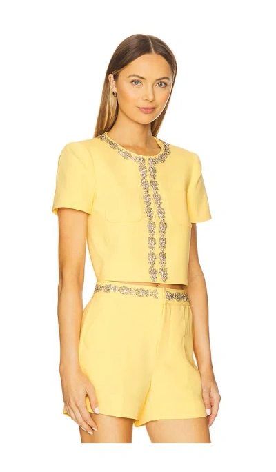 Cinq À Sept Samina Jacket In Lemon