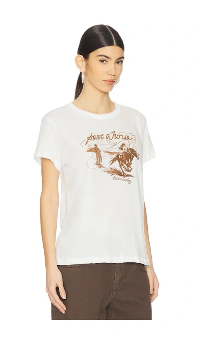 Eb Denim X Revolve Save A Horse Tee In White