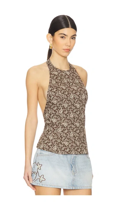 Eb Denim X Revolve Iris Top In Chocolate