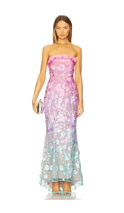Elliatt Bella Gown In Pink,lavender
