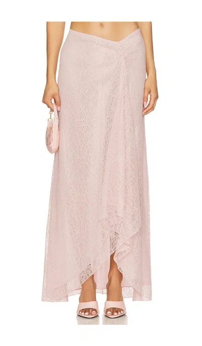 Camila Coelho Roland Maxi Skirt In Pink