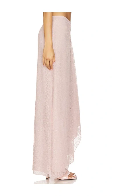 Camila Coelho Roland Maxi Skirt In Pink