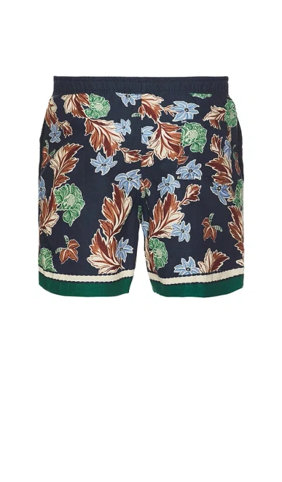 Agua Bendita Cece Zuk Shorts 5 Multicolor In Navy