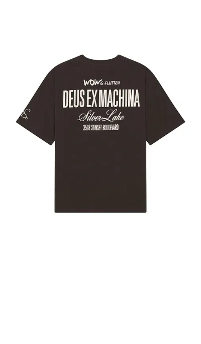 Deus Ex Machina Sensory Overload Tee In Black