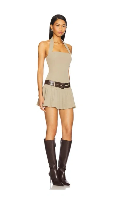 Camila Coelho Jila Mini Dress In Sage