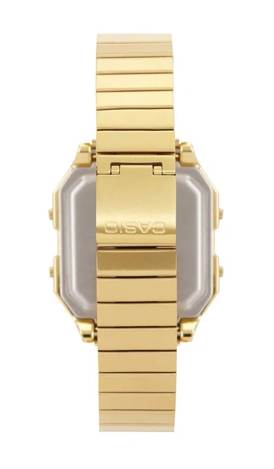 Casio A130 Series Watch In Metallic Gold