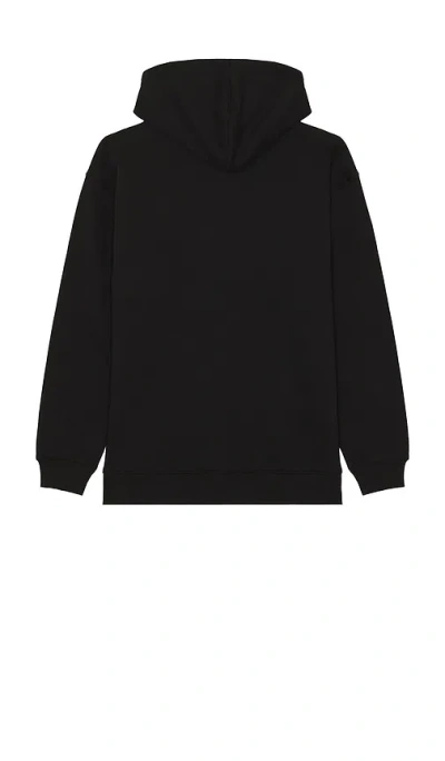 Former Puncture Satin Hoodie In Black